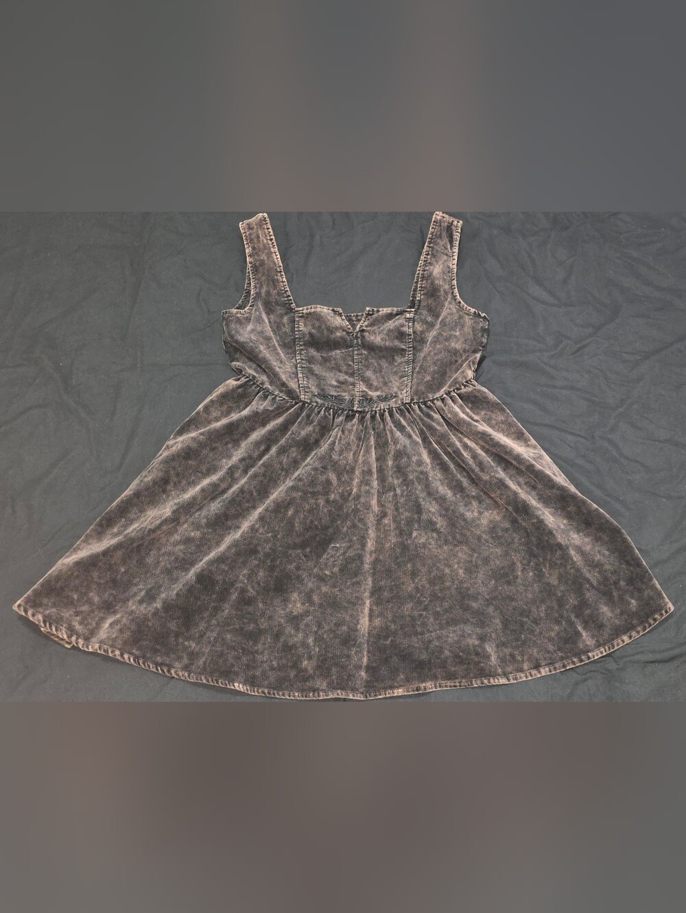 Killstar - Elderroot Corduroy Pinafore Mini Dress